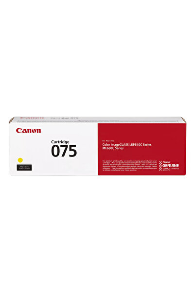 Canon Toner Original Yellow, CRG-075Y, pentru LBP646|LBP647|MF664|MF667, 1.3K...