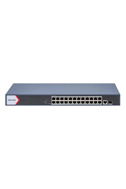 Hikvision SWITCH 24+2 GIGABIT POE 370W "DS-3E1526P-EIV2" (timbru verde 2 lei)