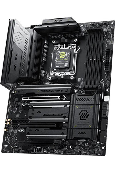 MSI Placa de baza MAG B850 TOMAHAWK MAX WIFI II, Socket AM5, DDR5, PCI-E 5.0 ...