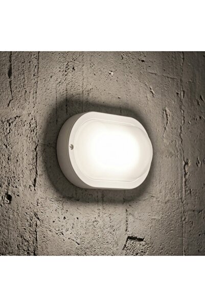 ERSTE LICHTING Οβάλ φωτιστικό τοίχου εξωτερικού χώρου/τεχνικό, LED, 12W, IP54