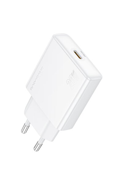 Borofone INCARCATOR retea "BN23" , Quick Charge 20W, 1 x USB Type-C, alb "694...