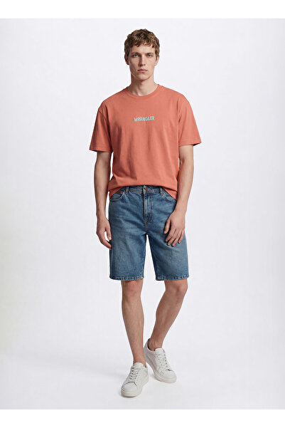 WRANGLER Colorless Men's Cotton Denim Shorts W11C00002381 Texas Denim Shorts
