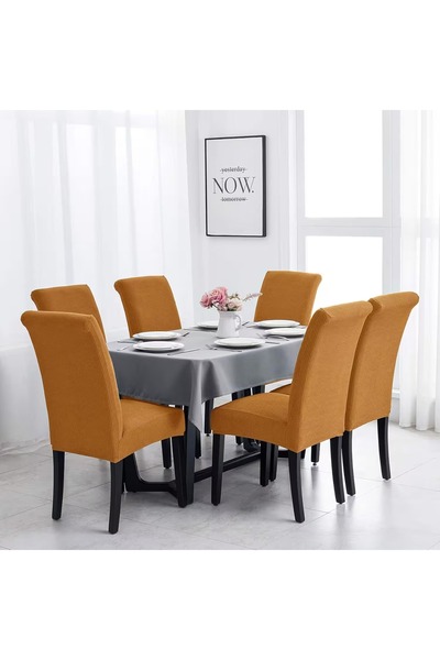 delfin HomeRoy Set 6 Huse Scaune Universale Supra - Elastice Set 6 bucăți