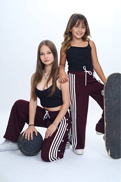 GREYFURTKİDS Girls' Sportswear a Quality Sportswear with Snap Buttons on the ...