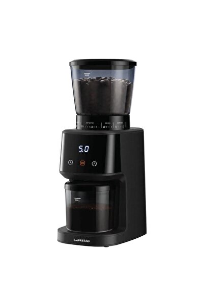 Lepresso Conical Burr Coffee Grinder, 31 Grind Settings, 275g Hopper, 165W Mo...