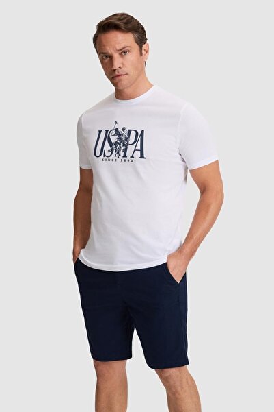 U.S. Polo Assn. Glewert White Men's T-Shirt Pu-10369