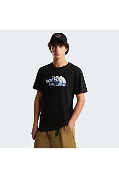 THE NORTH FACE M Mountain Line Regular Short Sleeve Tee Black