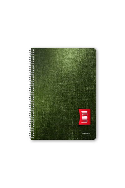 LOGIGRAF Denim Τετράδιο Σπιράλ Wirelock B5/17Χ25 3Θ 90Φ (713)