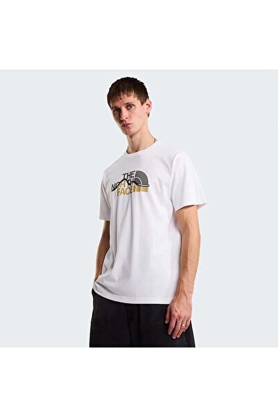THE NORTH FACE M Mountain Line Regular Short Sleeve Tee White