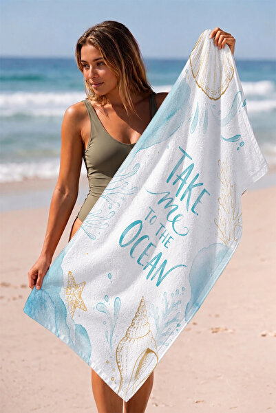 Valerine Life Prosop de plajă 70x140cm Piscină Spa Sauna Sport Bumbac Absorba...