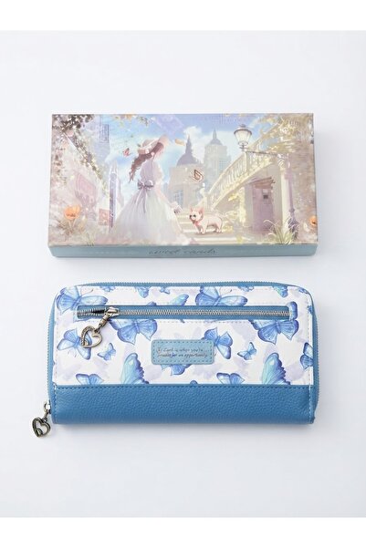Sweet Candy Synthetic Wallet with Doll, Removable Short Handle and Back Pocke...