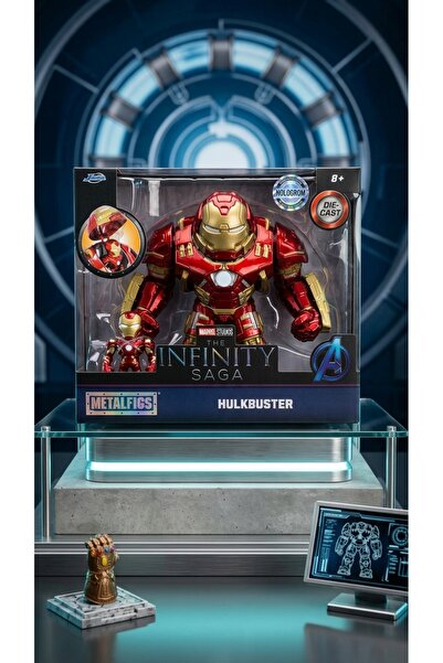 AVENGERS Marvel Metalfigs Hulkbuster Ve Iron Man Metal Figür Seti 10 cm - Die...