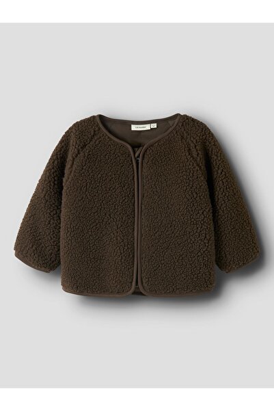 Lil' Atelier Baby Geacă sherpa teddy