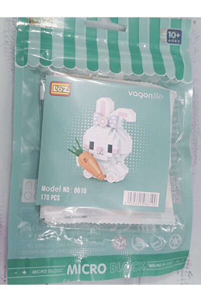 Vagonlife Loz Micro Block, Rabbit Mini Block, 170 Pieces, Vagonli̇fe