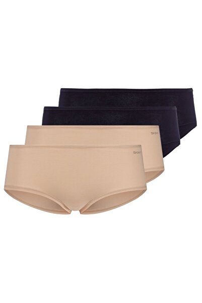 Skiny Damen-Slips, 4er-Pack - Advantage Cotton Stretch, Slip, Baumwoll-Stretch