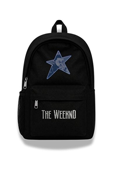 Fuddy Moda Unisex σακίδιο πλάτης με στάμπα Star The Weeknd, σχολική τσάντα με...