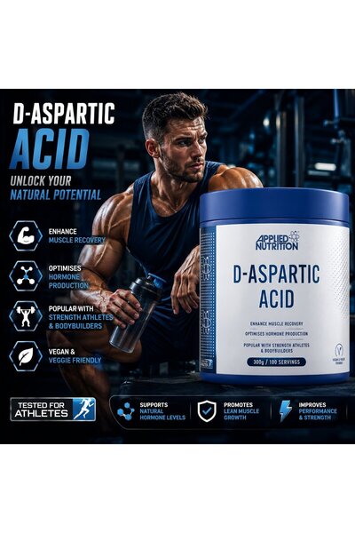 applied nutrition Daa Aspartic Acid Test Booster 300g - 3000 Mg