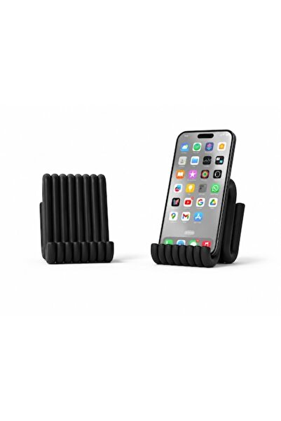 OEM Suport universal pentru telefon și tabletă, design ondulat, negru