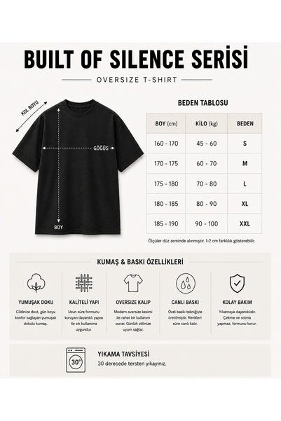 Arvens Minimal Printed Oversize 100% Cotton Fabric T-Shirt Unisex Design Quality Printing Brown