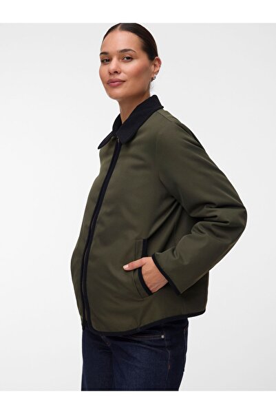 Mama Licious Jacke Stehkragen Weite Ärmel Jacke