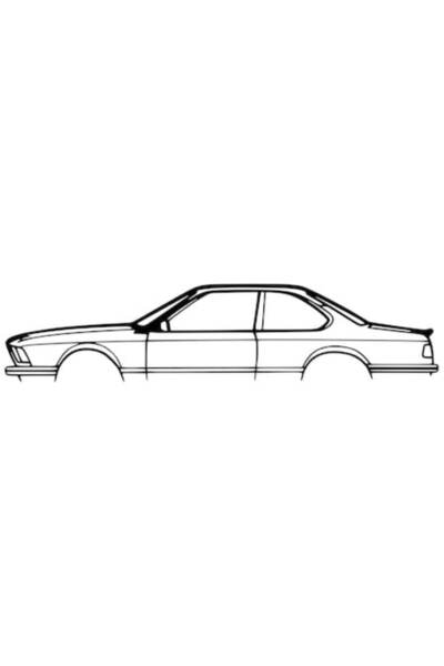 OEM Decorație BMW 635 CSI – Siluetă 3D, design auto minimalist