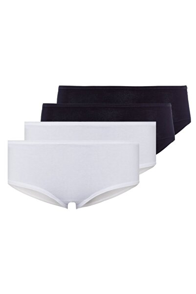 Skiny Damen-Slips, 4er-Pack - Advantage Cotton Stretch, Slip, Baumwoll-Stretch