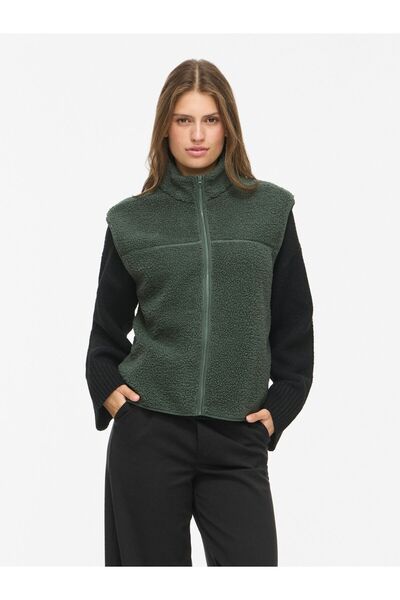 VILA Weste VIMARLON Teddyfleece