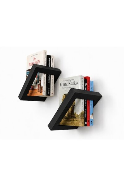 OEM Etajeră de perete înclinată pentru cărți, design geometric modern, suport...