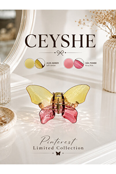 CeyShe Double Color Butterfly Hairpin – Stylish and Elegant Hair Clip – Women...