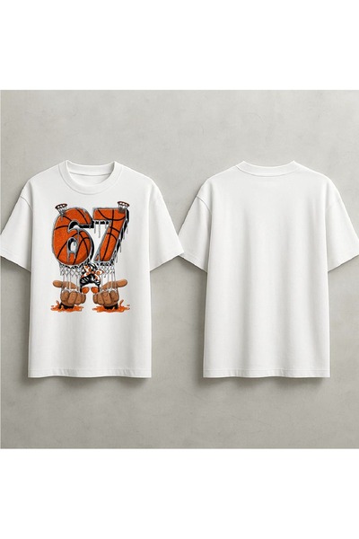 EFEVRA Custom Printed Oversized T-Shirt for Basketball Enthusiasts
