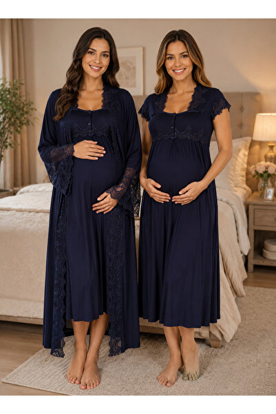 by İGP Lace Maternity Pajama Set Effortt
