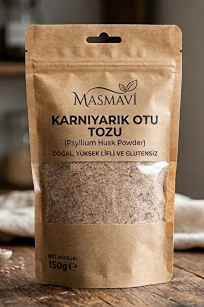 MasMavi 150 Gr Karnıyarık Otu Kabuğu Tozu (Psyllium Husk Powder)
