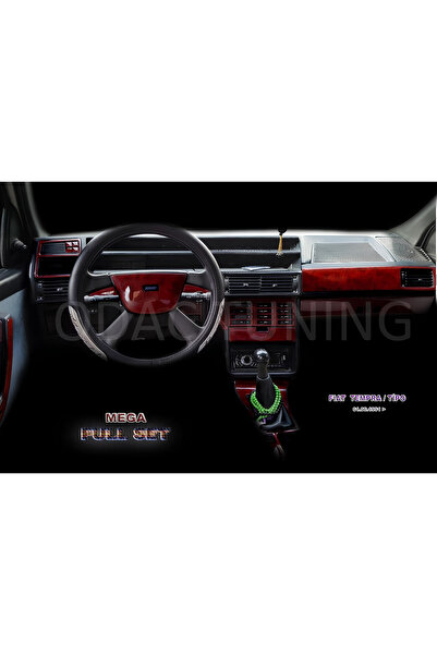 ODAC TUNING Fiat Tempra Full Set Konsol Maun Kaplama 1991+ 24.Prç Piyano Siyah