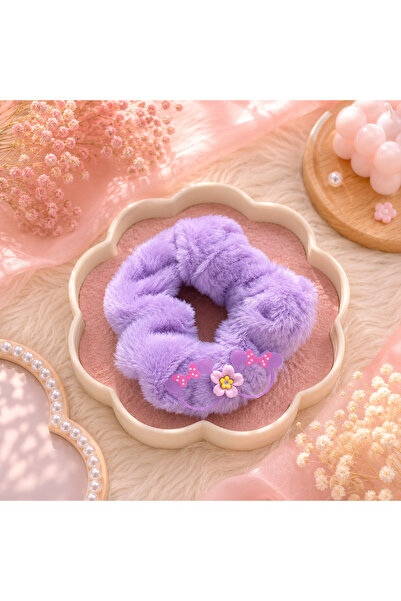 Generic Brand Girls' Plush Hair Clips – Rubber Clips with Cute Figures, Color...