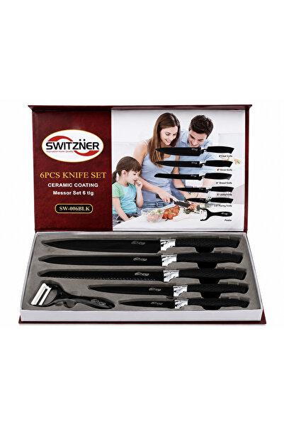 Generic Brand SWITZNER SET CUTITE 6PCS MANER SILICON SW-006BLK