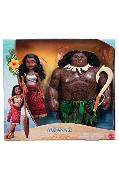 mattel Disney Vaiana Moana 2 Maui și Vaiana blister 2 păpuși