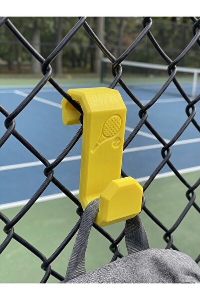 GRAUHAUS Tennis and Padel Court Bag Hanger - Wire Mesh Fence Hook