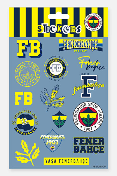 Fenerbahçe Sticker Set Ice Blue - Licensed Original