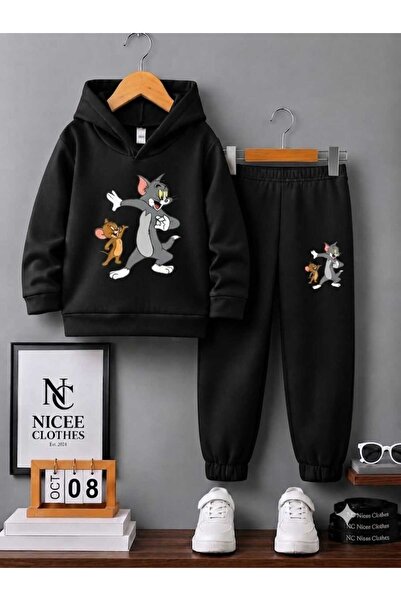 Generic Brand Unisex Tracksuit (Dancing Tom Jery Winter Print)