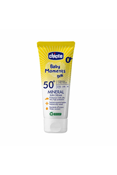 Chicco Baby Moments Cremă solară minerală Spf50+ 0+ 75ml