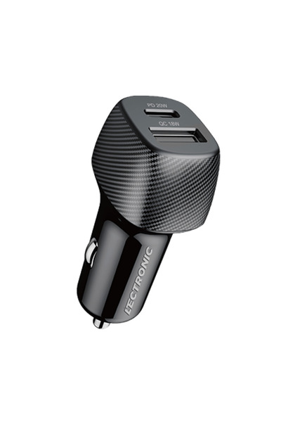LeCtronic شاحن سيارة PD ULTIMATE DRIVE بقوة 38 واط مع منفذين PD