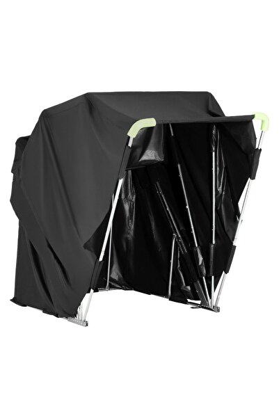 OMS Cort pentru motocicletă 279x109.5x160 cm, Cadru din oțel, Pliabil, Protec...