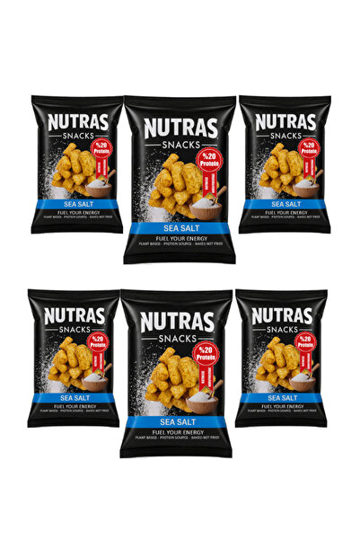 6'lı Sea Salt Cips 50 g x 6 – Deniz Tuzlu, Yüksek Proteinli, Katkısız ve Koruyucusuz Atıştırmalık