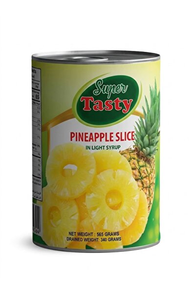Tasty Super Delicious Pineapple Slices in Light Syrup 850 g
