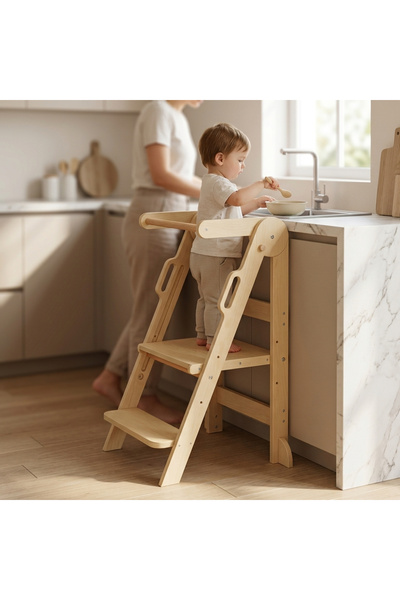 BabySnugg Turn de invatare pliabil pentru copii Babysnugg, reglabila pe 3 niv...