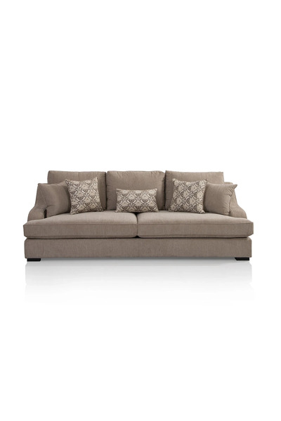 Midas Furniture أريكة دريفترَا بثلاثة مقاعد باللون البني