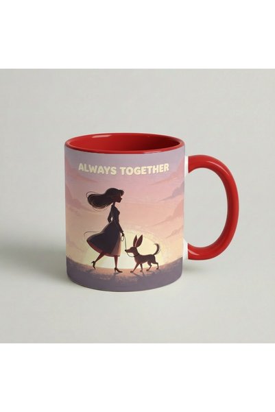 Petgifts Cana Cadou Personalizat Amuzanta Cu Mesaj Caine "Always Together 6" ...
