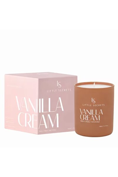 Little Secrets Κερί Μασάζ Κρέμα Βανίλιας-160ml