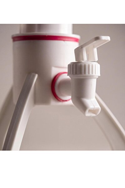 Kitchen Beauty 5 Litre Pet Şişe Uyumlu Demonte Ayaklı Su Sebili - Basınç Dengeli Masaüstü Su Musluk Aparatı, Piknik, Kamp ve Mutfak