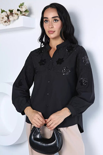 TOZLU Cămașă cu broderie